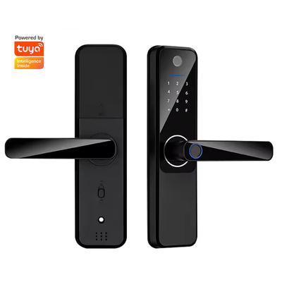 Glomarket Wifi Biometryczny Elektroniczny Tuya App Remote Smart Lock Smart Fingerprint Door Lock Z Cat Eye