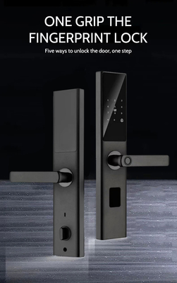 Glomarket Tuya Smart WiFi Digital Door Lock Code RFID IC Card Smartphone App Odblokowanie Biometryczny Odcisk Palca Smart Lock