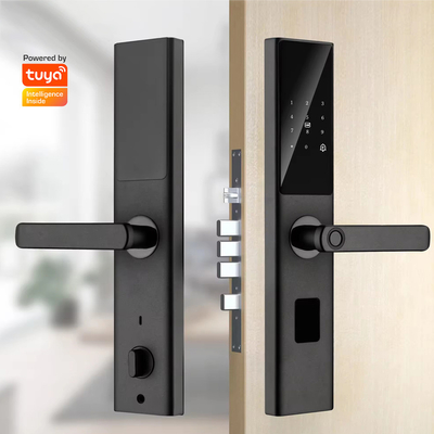 Glomarket Tuya Smart WiFi Digital Door Lock Code RFID IC Card Smartphone App Odblokowanie Biometryczny Odcisk Palca Smart Lock