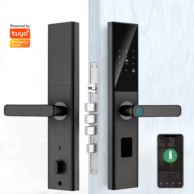Glomarket Tuya Smart WiFi Digital Door Lock Code RFID IC Card Smartphone App Odblokowanie Biometryczny Odcisk Palca Smart Lock