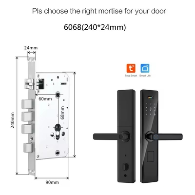 Glomarket Tuya Smart Security Cyfrowy zamek drzwiowy Biometryczny odcisk palca Ręcznik Smart Lock Hotel Apartament Room Lock Cena fabryczna