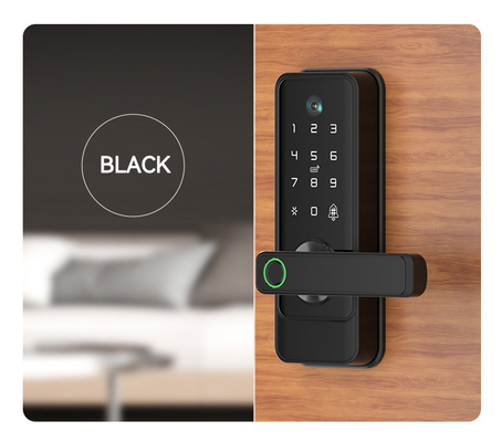 Glomarket Tuya Wi-Fi Keyless Deadbolt Lock Serraduras Elektryczny uchwyt Zamek drzwi z klawiaturą Smart Fingerprint Digital Lock