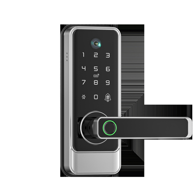 Glomarket Tuya Wi-Fi Keyless Deadbolt Lock Serraduras Elektryczny uchwyt Zamek drzwi z klawiaturą Smart Fingerprint Digital Lock