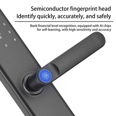 Glomarket App Control Inteligentny zamek Bimoetryczny odcisk palca Elektroniczny cyfrowy ekran dotykowy klawiatury Kod klucza Smart Door Lock