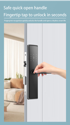 Glomarket Apartamentowy Zamek Pokój Odcisk palców Smart Door Lock Ble Password Keyless App Control Cyfrowe zamki drzwiowe