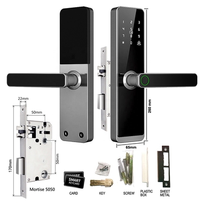Glomarket Wholesale Factory Price Inteligentny odcisk palca Ręcznik Zamknięcie Bez klucza Digital Hotel Tuya App Smart Digital Door Lock