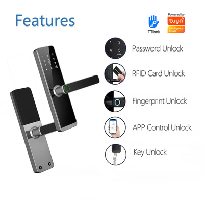 Glomarket Wholesale Factory Price Inteligentny odcisk palca Ręcznik Zamknięcie Bez klucza Digital Hotel Tuya App Smart Digital Door Lock