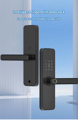 Glomarket Tuya Smart Door Lock Sypialnia Dom Digital Biometric Fingerprint Inteligentny uchwyt Zamki elektroniczne