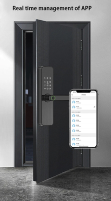 Glomarket Tuya Smart Door Lock Sypialnia Dom Digital Biometric Fingerprint Inteligentny uchwyt Zamki elektroniczne