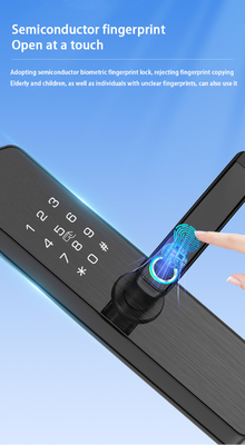 Glomarket Tuya Smart Door Lock Sypialnia Dom Digital Biometric Fingerprint Inteligentny uchwyt Zamki elektroniczne