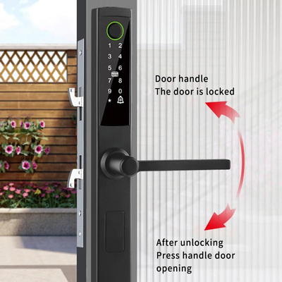 Glomarket Broken Bridge Smart Lock High-end Intelligence Zynk Alloy Tuya Wifi Odciski palców wodoodporny zamek drzwiowy