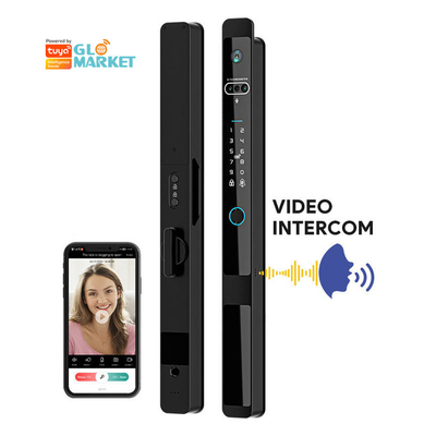 Glomarket Tuya 3d Face Cerradura Inteligente Automatyczna Elektryczna Kamera Wi-Fi Odcisk palców Cyfrowy Smart Door Lock