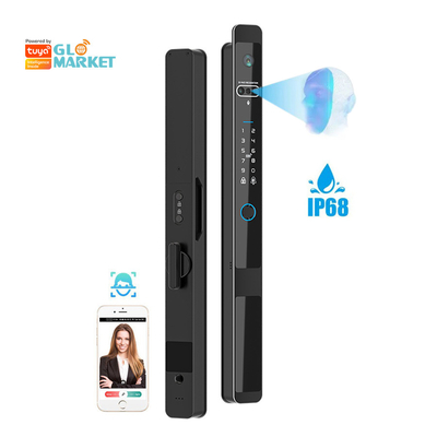 Glomarket Tuya 3d Face Cerradura Inteligente Automatyczna Elektryczna Kamera Wi-Fi Odcisk palców Cyfrowy Smart Door Lock
