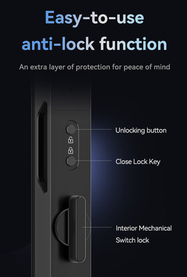 Glomarket Tuya 3d Face Cerradura Inteligente Automatyczna Elektryczna Kamera Wi-Fi Odcisk palców Cyfrowy Smart Door Lock