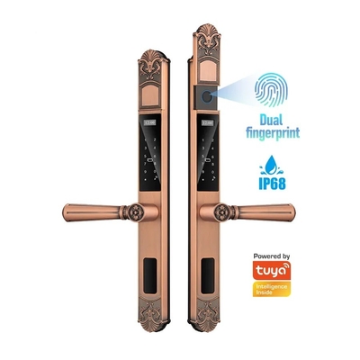 Glomarket Courtyard Villa Wrota Zamek Wysokiej Bezpieczeństwa wodoodporny Inteligentny Podwójny Odcisk Palca Hasło Smart Lock