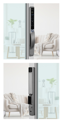 Glomarket Outdoor Electric Keyless 3D Face Recognition Tuya Digital Password Card Door Lock Wodoszczalny Zamek Odcisków Palców Inteligentny Zamek