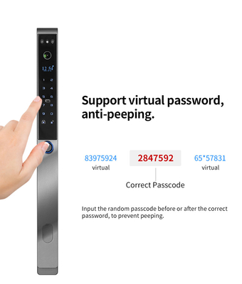 Glomarket Outdoor Electric Keyless 3D Face Recognition Tuya Digital Password Card Door Lock Wodoszczalny Zamek Odcisków Palców Inteligentny Zamek