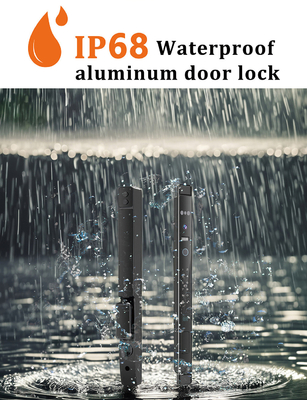 Glomarket Automatyczny 3D Smart Lock Z Kamera Bezpieczeństwa Biometryczny Odcisk Palca Drzwi Przenośne Tuya Smart Door Lock