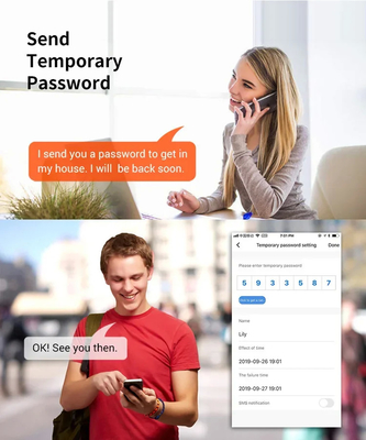 Glomarket Tuya wodoodporny cyfrowy TTLock zdalny odblokowanie Dwustronny odcisk palca Smart Lock