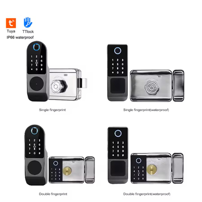 Glomarket Tuya wodoodporny cyfrowy TTLock zdalny odblokowanie Dwustronny odcisk palca Smart Lock