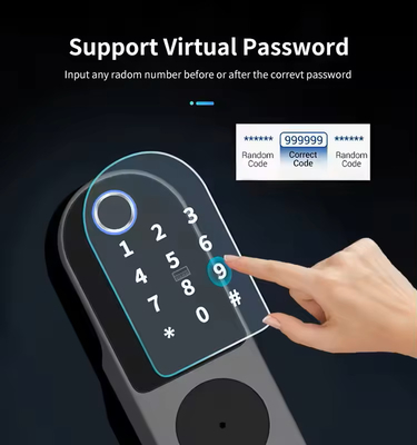 Glomarket Tuya wodoodporny cyfrowy TTLock zdalny odblokowanie Dwustronny odcisk palca Smart Lock