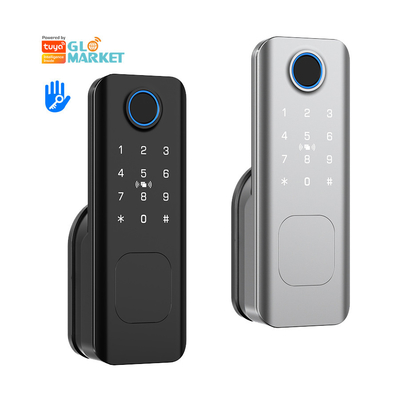 Glomarket Bezpieczeństwo zewnętrzne Inteligentny klucz cyfrowy Odcisk palca Hasło Smart Rim Door Lock For Gate Front Door