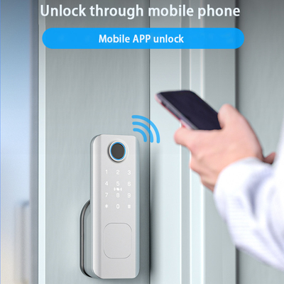 Glomarket Bezpieczeństwo zewnętrzne Inteligentny klucz cyfrowy Odcisk palca Hasło Smart Rim Door Lock For Gate Front Door