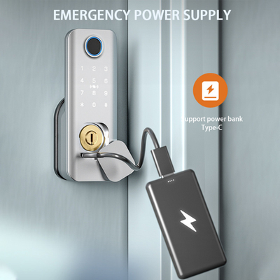 Glomarket Bezpieczeństwo zewnętrzne Inteligentny klucz cyfrowy Odcisk palca Hasło Smart Rim Door Lock For Gate Front Door