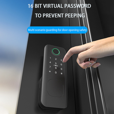 Glomarket Bezpieczeństwo zewnętrzne Inteligentny klucz cyfrowy Odcisk palca Hasło Smart Rim Door Lock For Gate Front Door