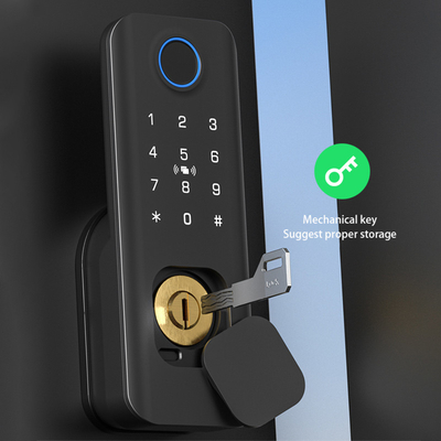 Glomarket Bezpieczeństwo zewnętrzne Inteligentny klucz cyfrowy Odcisk palca Hasło Smart Rim Door Lock For Gate Front Door