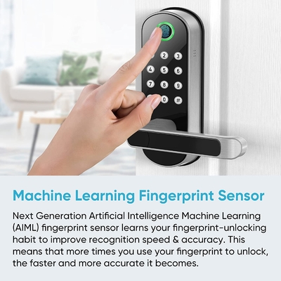 Glomarket Smart Home Security Digital Lock Tuya Wifi Bez klucza Odciski palców Biometryczny inteligentny zamek drzwiowy