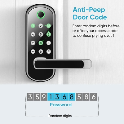 Glomarket Smart Home Security Digital Lock Tuya Wifi Bez klucza Odciski palców Biometryczny inteligentny zamek drzwiowy