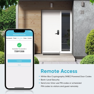 Glomarket Smart Home Security Digital Lock Tuya Wifi Bez klucza Odciski palców Biometryczny inteligentny zamek drzwiowy