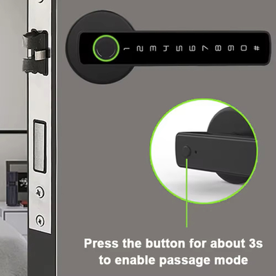 Glomarket Tuya Ble Smart Lock Bezpieczeństwo Elektroniczne Bez klucza Smart Door Handle Lock Zamek w pomieszczeniach