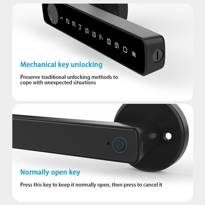 Glomarket Tuya Ble Smart Lock Bezpieczeństwo Elektroniczne Bez klucza Smart Door Handle Lock Zamek w pomieszczeniach