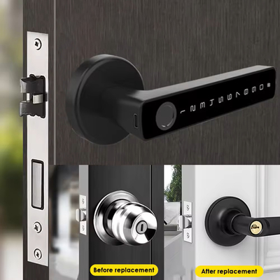 Glomarket Tuya Ble Smart Lock Bezpieczeństwo Elektroniczne Bez klucza Smart Door Handle Lock Zamek w pomieszczeniach