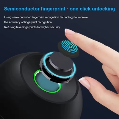 Glomarket Sprzedaż hurtowa Inteligentny zaokrąglony guzik zamknięty bez klucza Smart Door Handle Lock Tuya App Control