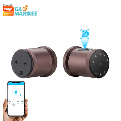 Glomarket Nowy styl Tuya App Control Smart Lock Door Odcisk palca Hasło Dom Hotel Apartament Elektroniczny Smart Door Knob Lock