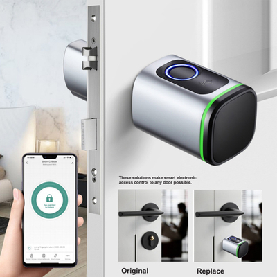 Glomarket Home Smart Door Lock Ttlock Smart Fingerprint Card Key Unlock Regulowalny Cylinder Euro Smart Lock Tuya App Door Lock