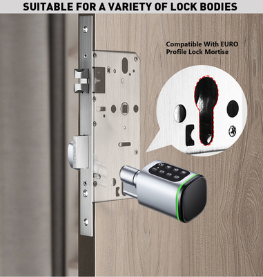 Glomarket Tuya Ttlock Smart Digital Keyless Door Lock Cylinder Combination Password &amp; Card Elektroniczny zamek Cylindry Smart Lock