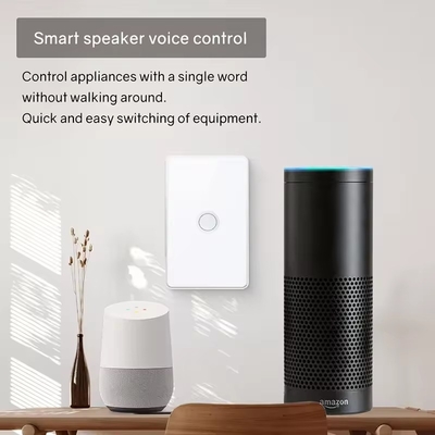Glomarket Tuya Zigbee/wifi UE Szkło hartowane Konkawy przycisk dotykowy Przełącznik światła 1/2/3/4 Gang Wifi Przełącznik ścienny Praca z Google Alexa