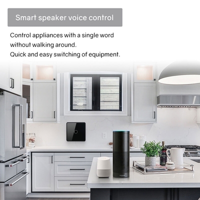 Glomarket Smart EU/UK 1-4Gang Wall Switch WIFI/Zigbee Glass Panel Light Switch Tuya Smart Switch Z Google Alexa
