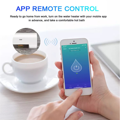 Glomarket Tuya Smart Glass Touch Button Wifi Smart Boiler Switch Alexa Voice Control EU Standard Heater Switch