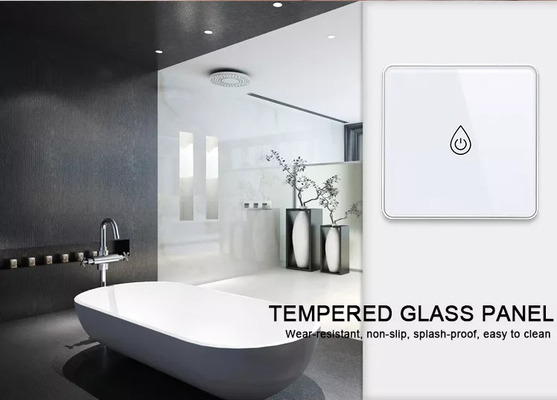 Glomarket Tuya Smart Glass Touch Button Wifi Smart Boiler Switch Alexa Voice Control EU Standard Heater Switch