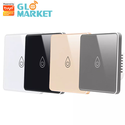 Glomarket Tuya Smart Glass Touch Button Wifi Smart Boiler Switch Alexa Voice Control EU Standard Heater Switch