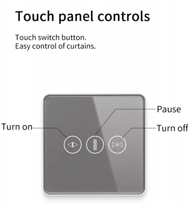 Inteligentny przełącznik zasłony Wi-Fi / Zigbee Voice Control Google Assistant Inteligentny standardowy ekran dotykowy UE APP Przełącznik drzwi garażowych