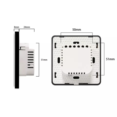 Inteligentny przełącznik zasłony Wi-Fi / Zigbee Voice Control Google Assistant Inteligentny standardowy ekran dotykowy UE APP Przełącznik drzwi garażowych
