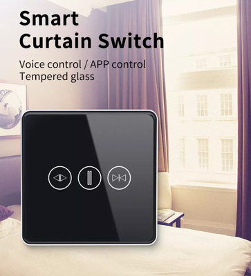 Inteligentny przełącznik zasłony Wi-Fi / Zigbee Voice Control Google Assistant Inteligentny standardowy ekran dotykowy UE APP Przełącznik drzwi garażowych