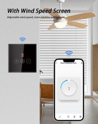 Glomarket Tuya Inteligentny przełącznik sufitowy Wi-Fi