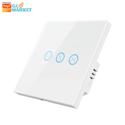Glomarket Tuya Wi-Fi Smart Touch Screen Zasłona Przełącznik Roller Shutter Door Przełącznik Elektryczny Panel Zasłony APP